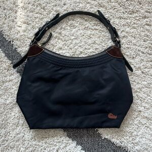 DOONEY BOURKE black Nylon hobo purse handbag large